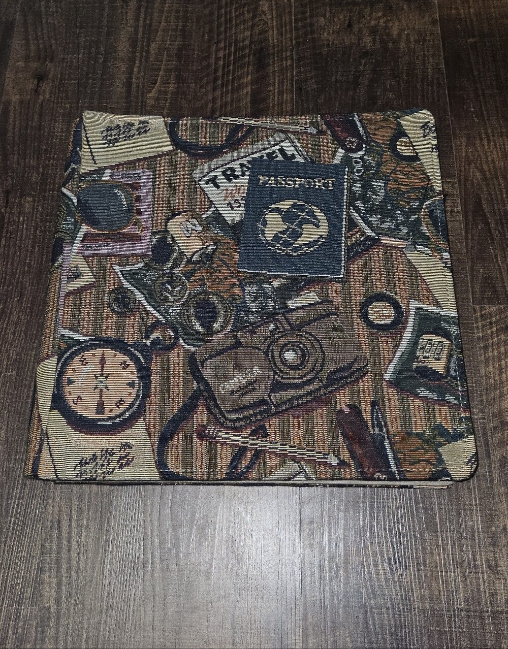 Vintage Creative Memories Tapestry Passport Travel Scrapbook Album